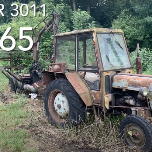 Zetor 3011 záchrana z kopřiv